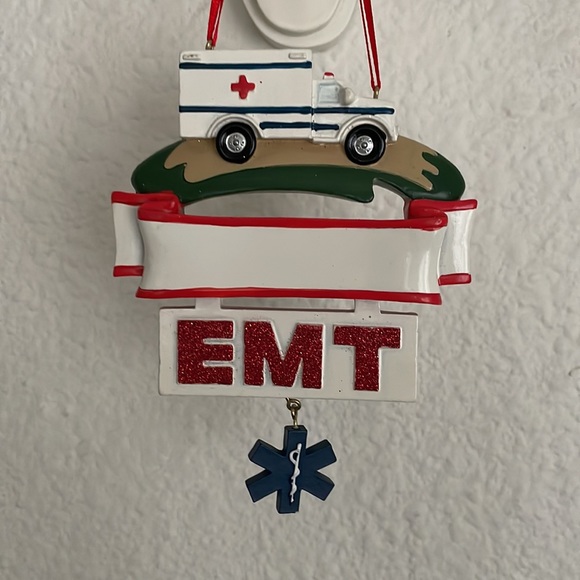 EMT Christmas Ornament Sign + Pier 1 Imports Snowman Ornaments ⛄️ - Picture 4 of 16